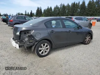 2010 Mazda 3 i Touring with VIN JM1BL1SG2A1308105, listed as a Copart auction lot 55952305 with 206,042 mi miles and Salvage Title. Bid and sale history available at DreamBid. Image 3.