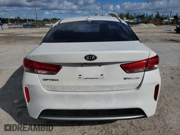 2017 Kia Optima Hybrid EX with VIN KNAGU4LE0H5017619, listed as a Copart auction lot 77137684 with 110,744 mi miles and Salvage Title. Bid and sale history available at carsss.com. Image 6.