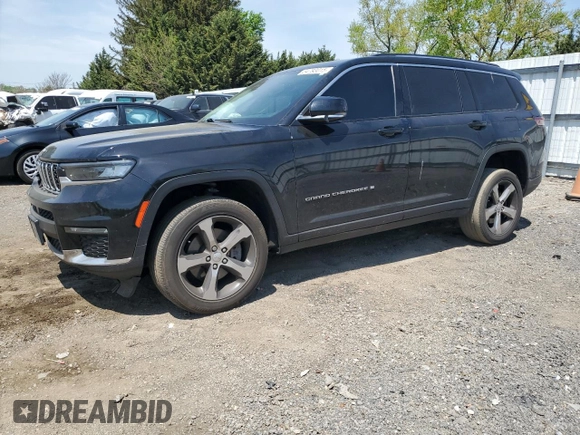 2021 Jeep Grand Cherokee Limited with VIN 1C4RJKBG3M8128492, listed as a Copart auction lot 54793015 with 91,116 mi miles and Salvage title. Bid and sale history available at DreamBid. Image 1.