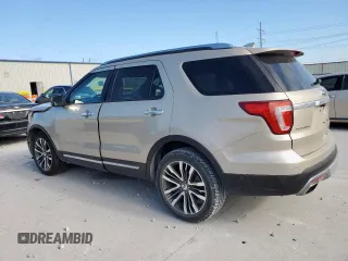 2017 Ford Explorer Platinum with VIN 1FM5K8HT4HGE36426, listed as a Copart auction lot 62105525 with 119,566 mi miles and Salvage title. Bid and sale history available at DreamBid. Image 2.