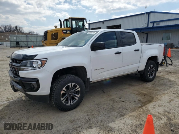 2022 Chevrolet Colorado 4WD Z71 z VIN 1GCGTDEN7N1144311, wystawiony jako Copart lot #51980395 z przebiegiem 47 893 mil mil oraz Szkoda całkowita • Salvage title. Historia ofert i sprzedaży dostępna na DreamBid. Obrazek 1.