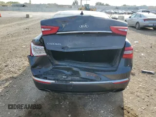 2014 Kia Cadenza Premium with VIN KNALN4D71E5136089, listed as a Copart auction lot 72343514 with 81,616 mi miles and Salvage Title. Bid and sale history available at carsss.com. Image 6.