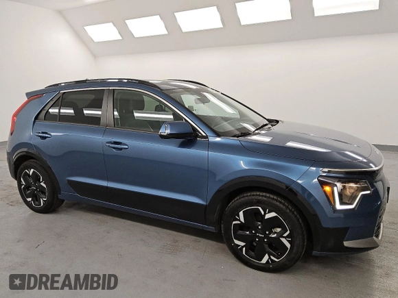 2023 Kia Niro Wind with VIN KNDCR3L1XP5036557, listed as a Copart auction lot 52805055 with 56,357 mi miles and Salvage Title. Bid and sale history available at carsss.com. Image 4.