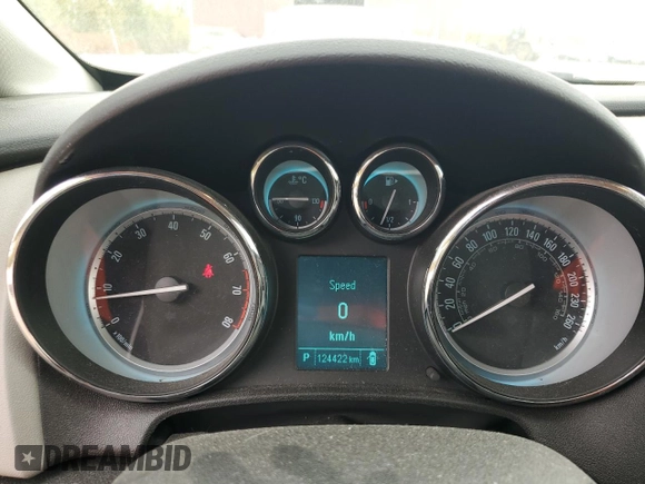 2014 Buick Verano with VIN 1G4PN5SK5E4175481, listed as a Copart auction lot 74974674 with 124,422 mi miles and Clean title. Bid and sale history available at DreamBid. Image 9.
