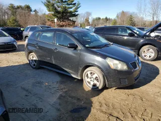 2009 Pontiac Vibe w/1SA with VIN 5Y2SL67859Z464537, listed as a Copart auction lot 83244364 with 186,892 mi miles and Clean Title. Bid and sale history available at carsss.com. Image 4.