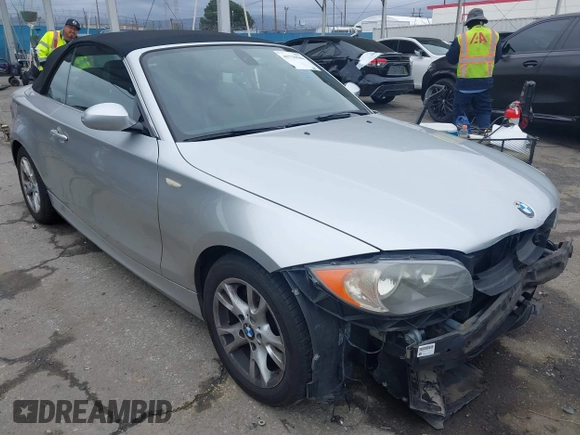 2009 BMW 1 Series 128i with VIN WBAUN13519VH81367, listed as a IAAI auction lot 41710584 with 94,462 mi miles and . Bid and sale history available at DreamBid. Image 1.