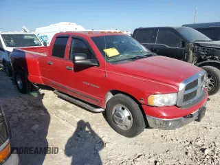 2004 Dodge Ram 3500 ST with VIN 3D7MA48C74G231084, listed as a Copart auction lot 87161804 with 238,528 mi miles and Salvage Title. Bid and sale history available at carsss.com. Image 4.