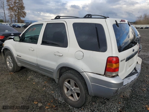 2005 Ford Escape Hybrid with VIN 1FMCU95H95KC74177, listed as a Copart auction lot 77361724 with 195,199 mi miles and Salvage Title. Bid and sale history available at carsss.com. Image 2.