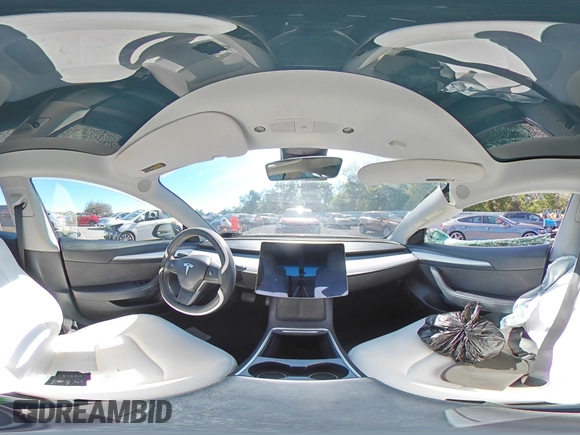 2022 Tesla Model 3 with VIN 5YJ3E1EA5NF102554, listed as a Copart auction lot 53195075 with 62,453 mi miles and Salvage Title. Bid and sale history available at DreamBid. Image 13.