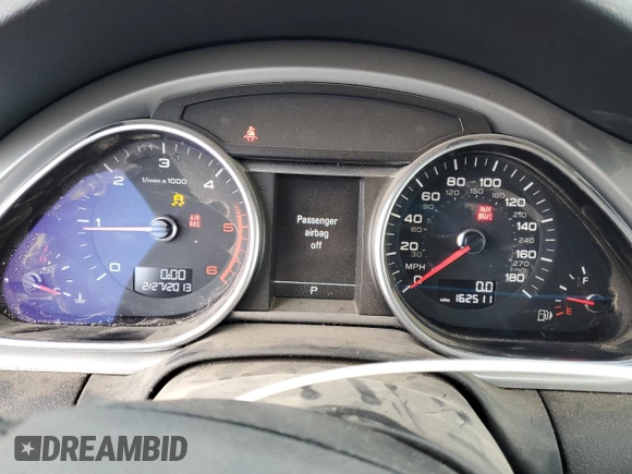 2014 Audi Q7 Premium Plus с VIN WA1LMAFE7ED015728, выставлен на аукционе Copart как лот 43236795 с пробегом 162 511 миль миль и Списание • Salvage title. История ставок и продаж доступна на DreamBid. Изображение 9.