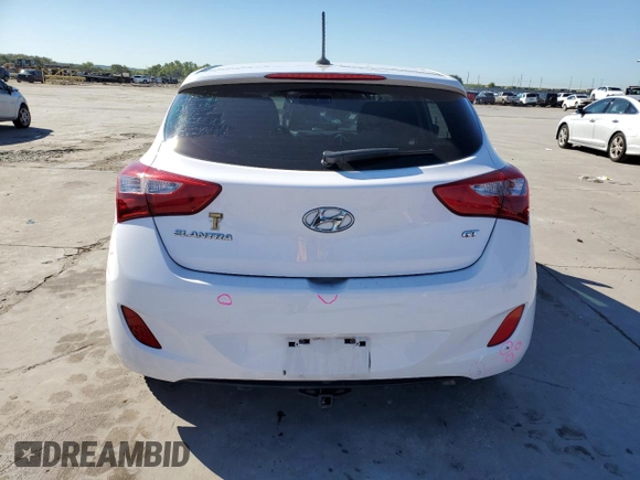 2016 Hyundai Elantra GT with VIN KMHD35LH0GU252112, listed as a Copart auction lot 73341384 with 86,574 mi miles and Salvage Title. Bid and sale history available at carsss.com. Image 6.