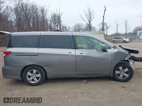 2012 Nissan Quest SL with VIN JN8AE2KP0C9045679, listed as a IAAI auction lot 41802148 with 165,105 mi miles and . Bid and sale history available at carsss.com. Image 13.