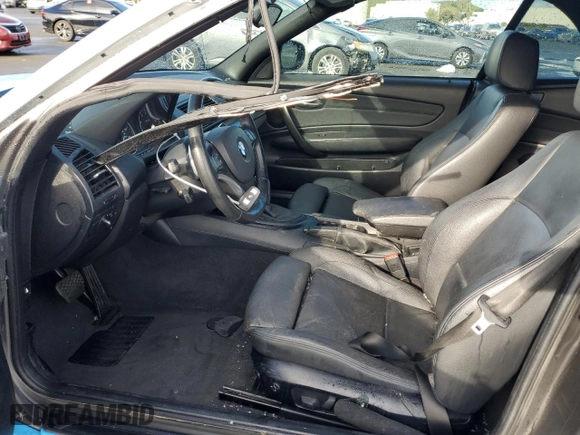 2011 BMW 1 Series 128i with VIN WBAUN1C53BVH83384, listed as a Copart auction lot 48741865 with 109,350 mi miles and Salvage Title. Bid and sale history available at carsss.com. Image 7.