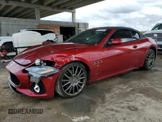 2019 Maserati GranTurismo Convertible Sport with VIN ZAM45VMA1K0314368, listed as a Copart auction lot 39130594 with 24,572 mi miles. Bid and sale history available at carsss.com. Image 1.