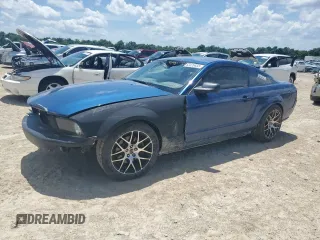 2006 Ford Mustang GT Deluxe with VIN 1ZVFT82H065200081, listed as a Copart auction lot 62425655 with 163,925 mi miles and Salvage title. Bid and sale history available at DreamBid. Image 1.