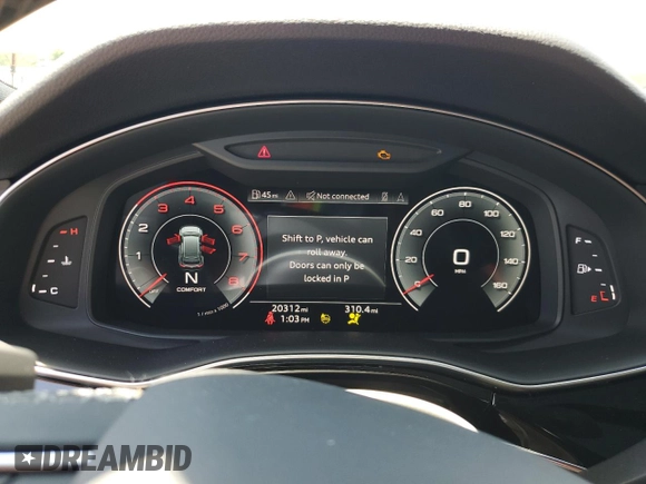 2021 Audi Q8 Premium z VIN WA1AVAF14MD036181, wystawiony jako Copart lot #58055543 z przebiegiem 20 312 mil mil oraz . Historia ofert i sprzedaży dostępna na DreamBid. Obrazek 9.