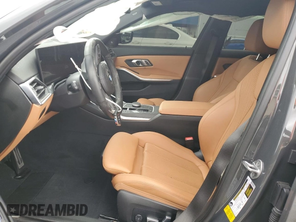 2023 BMW 3 Series 330i with VIN 3MW69FF05P8D33852, listed as a Copart auction lot 52694485 with 29,862 mi miles and Salvage title. Bid and sale history available at DreamBid. Image 7.