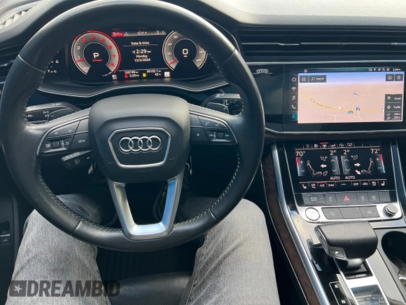 2019 Audi Q8 Premium Plus with VIN WA1EVAF13KD030516, listed as a Copart auction lot 83490714 with 100,199 mi miles and Clean Title. Bid and sale history available at carsss.com. Image 7.