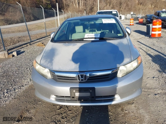 2012 Honda Civic Sdn LX with VIN 2HGFB2F57CH319433, listed as a IAAI auction lot 41536201 with 135,514 mi miles. Bid and sale history available at carsss.com. Image 12.