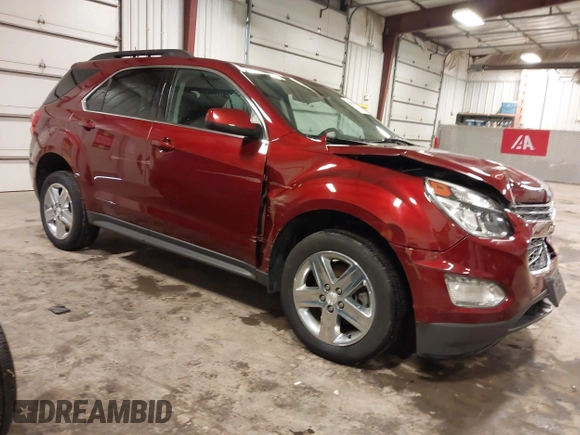 2016 Chevrolet Equinox LT with VIN 2GNALCEK4G6149091, listed as a IAAI auction lot 41881091 with 110,327 mi miles. Bid and sale history available at carsss.com. Image 1.