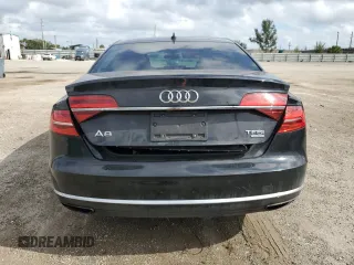 2015 Audi A8 4.0T with VIN WAUJ2AFD5FN013267, listed as a Copart auction lot 39065654 with 64,541 mi miles and . Bid and sale history available at DreamBid. Image 6.