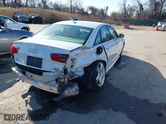 2016 Audi A6 Premium Plus with VIN WAUFGAFC4GN188433, listed as a IAAI auction lot 41751626 with 93,904 mi miles and . Bid and sale history available at DreamBid. Image 4.