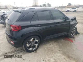 2024 Hyundai Venue Limited with VIN KMHRC8A31RU298758, listed as a Copart auction lot 49997345 with 14,579 mi miles and Salvage Title. Bid and sale history available at DreamBid. Image 3.