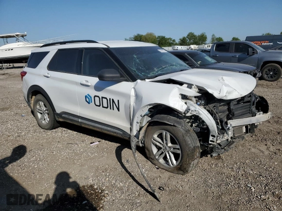 2022 Ford Explorer XLT with VIN 1FMSK8DH2NGB74177, listed as a Copart auction lot 52095275 with Not provided miles and Salvage title. Bid and sale history available at DreamBid. Image 4.