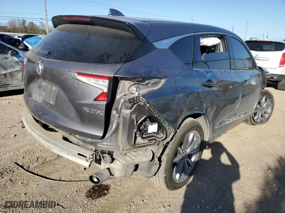 2020 Acura RDX w/Technology Pkg with VIN 5J8TC1H53LL005496, listed as a Copart auction lot 86693054 with 60,973 mi miles and Salvage Title. Bid and sale history available at carsss.com. Image 3.