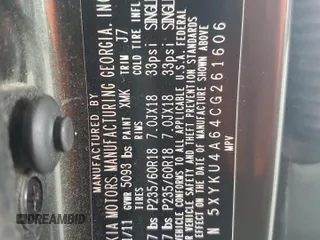 2012 Kia Sorento EX с VIN 5XYKU4A64CG261606, выставлен на аукционе Copart как лот 60863835 с пробегом 196 380 миль миль и Списание • Salvage title. История ставок и продаж доступна на DreamBid. Изображение 13.