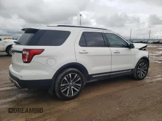 2016 Ford Explorer Platinum with VIN 1FM5K8HTXGGC58049, listed as a Copart auction lot 55790215 with 112,673 mi miles and Salvage Title. Bid and sale history available at DreamBid. Image 3.