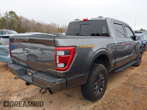 2023 Ford F-150 XL with VIN 1FTEW1E8XPFA72517, listed as a IAAI auction lot 41763300 with 1 mi miles. Bid and sale history available at carsss.com. Image 4.