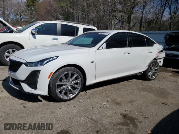 2020 Cadillac CT5 Sport z VIN 1G6DP5RKXL0151336, wystawiony jako Copart lot #45274735 z przebiegiem 55 562 mil mil oraz Szkoda całkowita • Salvage title. Historia ofert i sprzedaży dostępna na DreamBid. Obrazek 1.