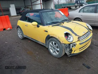 2007 MINI Convertible with VIN WMWRF33507TG16661, listed as a IAAI auction lot 41674275 with 133,838 mi miles and . Bid and sale history available at DreamBid. Image 1.
