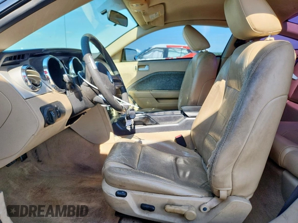 2006 Ford Mustang Standard with VIN 1ZVFT80NX65256683, listed as a Copart auction lot 58596755 with 276,268 mi miles and Salvage title. Bid and sale history available at DreamBid. Image 7.