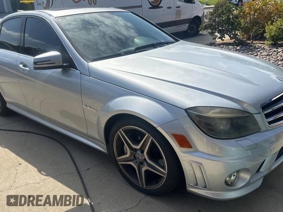 2010 Mercedes-Benz C C 63 AMG with VIN WDDGF7HBXAF436547, listed as a Copart auction lot 55617955 with 150,366 mi miles and Clean Title. Bid and sale history available at carsss.com. Image 1.