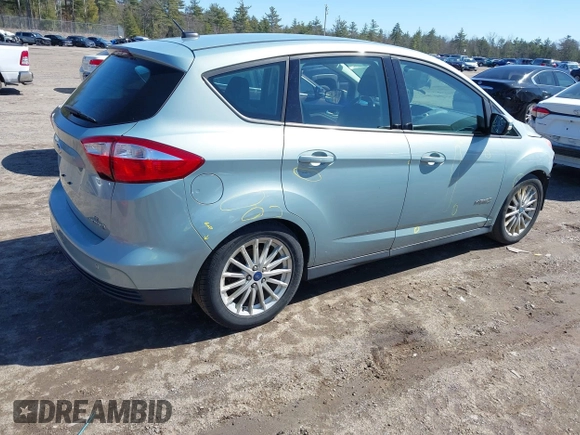 2013 Ford C-Max SE with VIN 1FADP5AUXDL557729, listed as a IAAI auction lot 41802589 with 105,108 mi miles. Bid and sale history available at carsss.com. Image 4.
