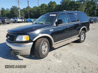 2002 Ford Expedition Eddie Bauer z VIN 1FMRU17WX2LA77614, wystawiony jako Copart lot #73001064 z przebiegiem 287 836 mil mil oraz Szkoda całkowita • Salvage title. Historia ofert i sprzedaży dostępna na DreamBid. Obrazek 1.