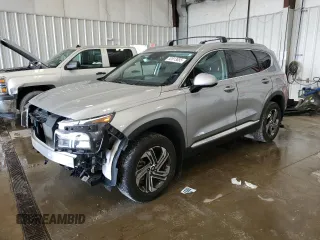 2022 Hyundai Santa Fe SEL with VIN 5NMS2DAJ6NH470719, listed as a Copart auction lot 52813855 with 12,610 mi miles and Salvage Title. Bid and sale history available at carsss.com. Image 1.
