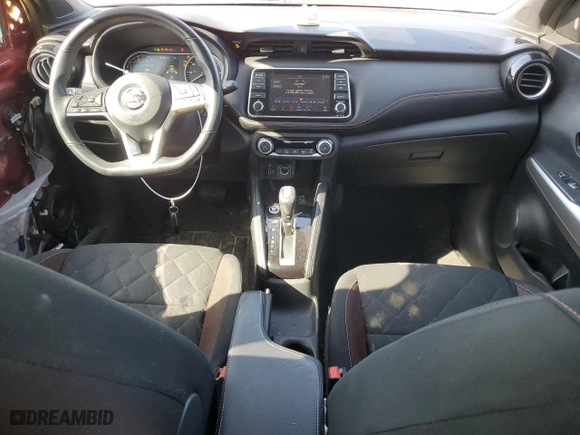 2020 Nissan Kicks SR with VIN 3N1CP5DV9LL557673, listed as a Copart auction lot 51831785 with 106,642 mi miles and Salvage Title. Bid and sale history available at carsss.com. Image 8.