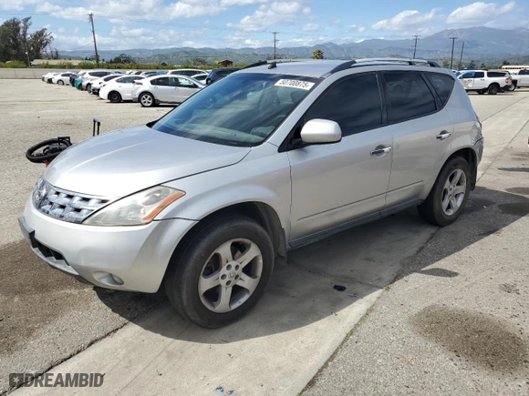 2003 Nissan Murano SL with VIN JN8AZ08T53W116700, listed as a Copart auction lot 50700875 with 213,881 mi miles and Salvage Title. Bid and sale history available at carsss.com. Image 1.