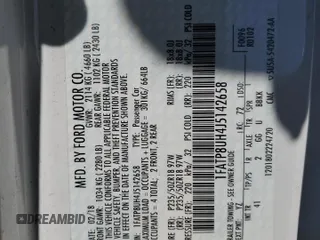 2018 Ford Mustang EcoBoost Premium z VIN 1FATP8UH4J5142658, wystawiony jako Copart lot #61258255 z przebiegiem 76 531 mil mil oraz Szkoda całkowita • Salvage title. Historia ofert i sprzedaży dostępna na DreamBid. Obrazek 12.