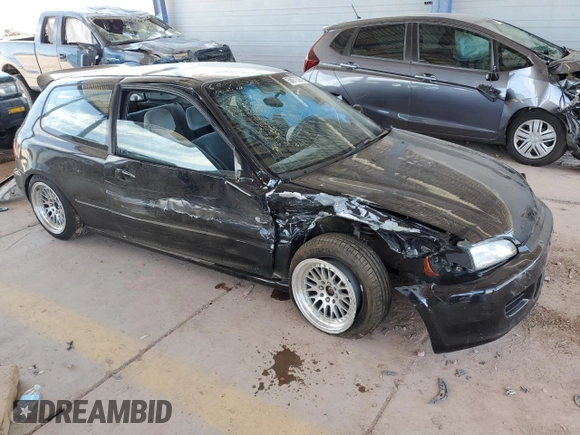 1992 Honda Civic z VIN 2HGEH2347NH520077, wystawiony jako Copart lot #58972595 z przebiegiem 62 968 mil mil oraz Szkoda całkowita • Salvage title. Historia ofert i sprzedaży dostępna na DreamBid. Obrazek 4.