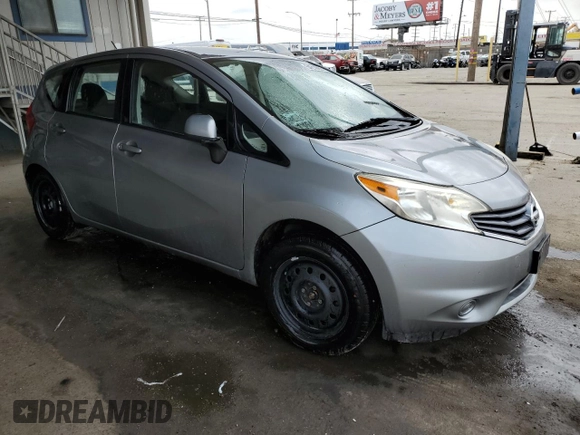 2014 Nissan Note S with VIN 3N1CE2CP6EL394457, listed as a Copart auction lot 54212055 with 83,951 mi miles and Salvage Title. Bid and sale history available at DreamBid. Image 4.
