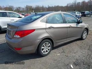 2013 Hyundai Accent GLS with VIN KMHCT4AE1DU314191, listed as a IAAI auction lot 41979265 with 177,944 mi miles. Bid and sale history available at carsss.com. Image 4.
