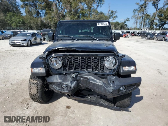 2025 Jeep Gladiator Willys с VIN 1C6PJTAG5SL503007, выставлен на аукционе Copart как лот 43960545 с пробегом 673 миль миль и Списание • Salvage title. История ставок и продаж доступна на DreamBid. Изображение 5.