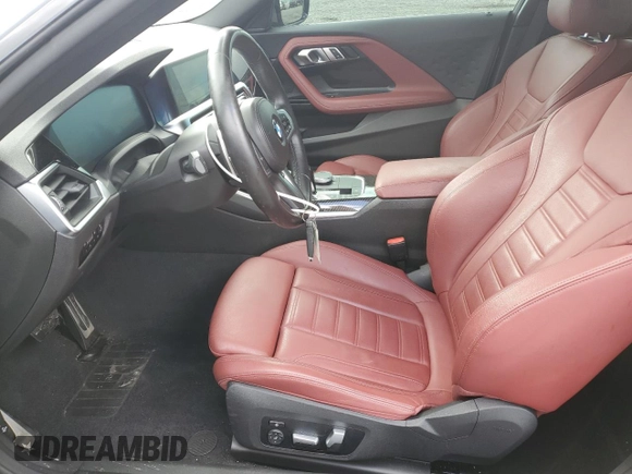 2022 BMW 2 Series M240i xDrive with VIN 3MW53CM09N8C33507, listed as a Copart auction lot 52458485 with 36,693 mi miles and Salvage title. Bid and sale history available at DreamBid. Image 7.