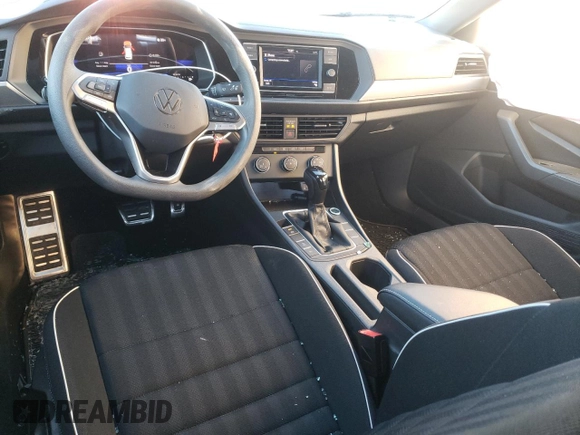 2023 Volkswagen Jetta Sport with VIN 3VWBM7BU2PM044589, listed as a Copart auction lot 88415805 with 9,733 mi miles and Salvage title. Bid and sale history available at DreamBid. Image 8.