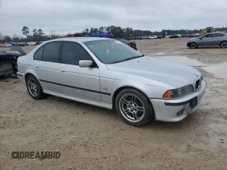 2003 BMW 5 Series 540iA with VIN WBADN63423GS56847, listed as a Copart auction lot 42161695 with 239,003 mi miles and Salvage Title. Bid and sale history available at carsss.com. Image 4.