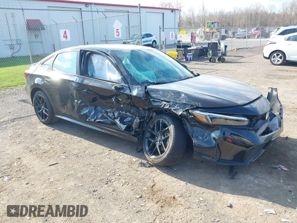 2025 Honda Civic Sport with VIN 2HGFE2F50SH566900, listed as a IAAI auction lot 42072544 with 726 mi miles and . Bid and sale history available at DreamBid. Image 1.